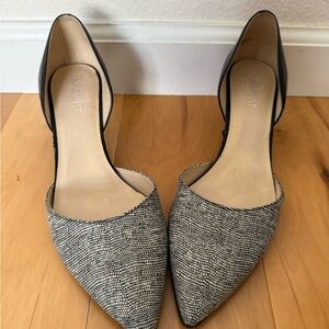 Nine West Women's Black and Grey Heels